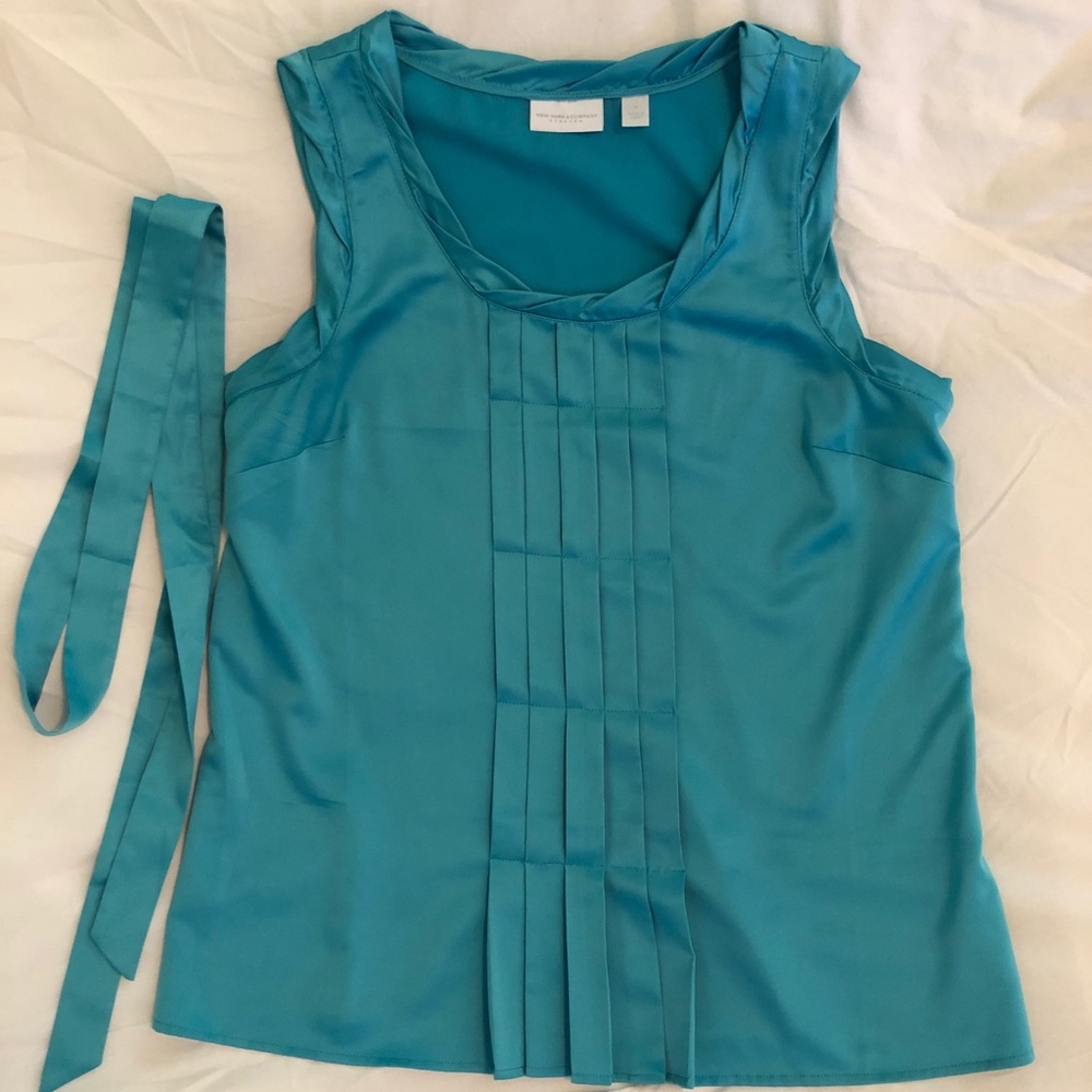 Turquoise blouse New York & company